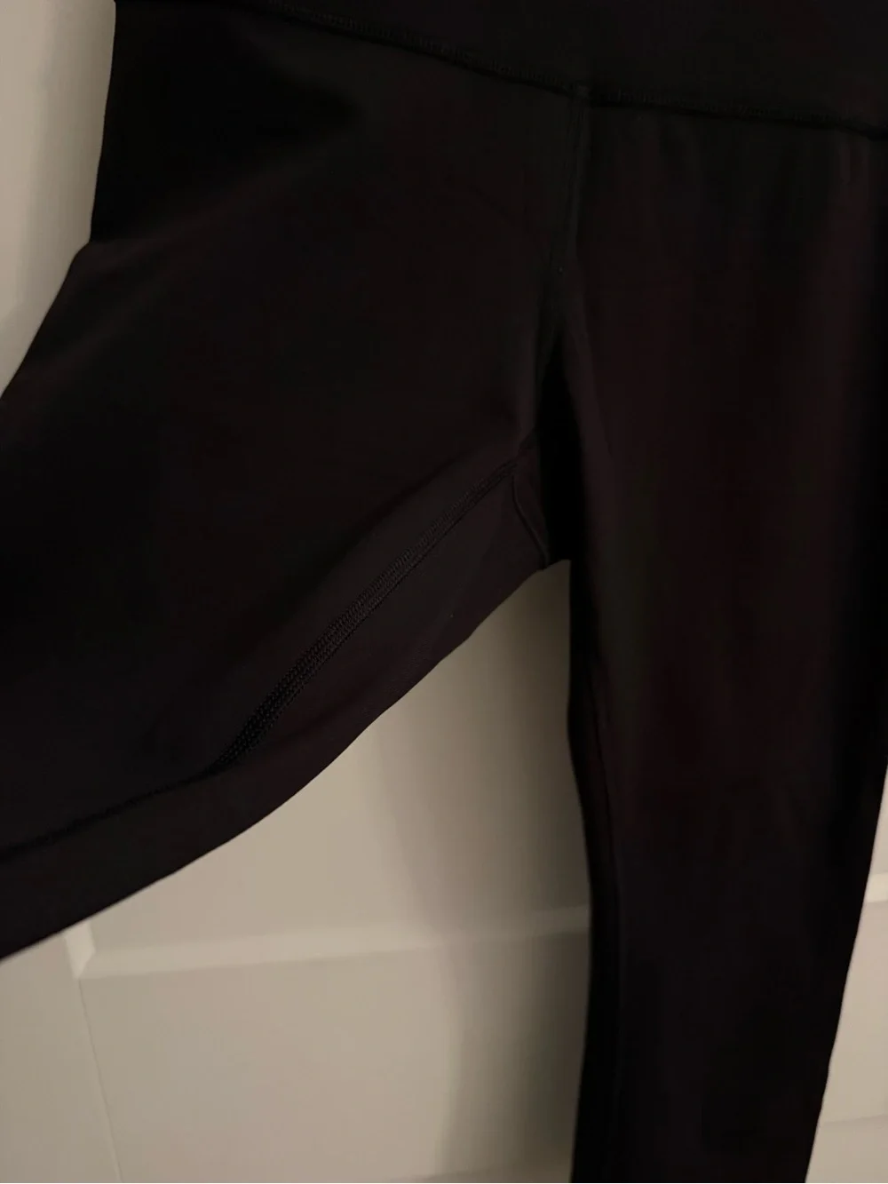 Lululemon Wunder Under Crop Solid Black Leggings